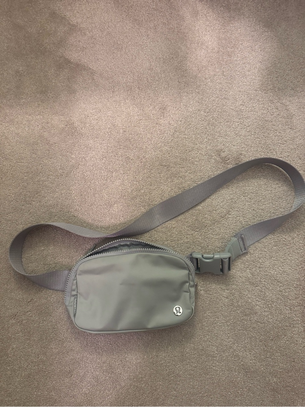 lululemon athletica Taupe Grey Belt Bag